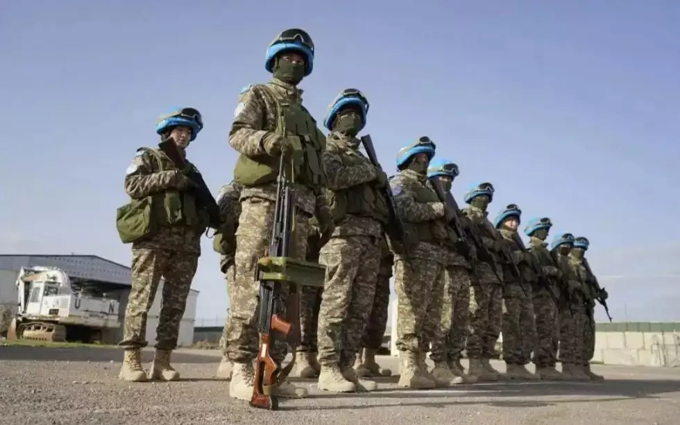 Kazakhstani peacekeepers continue their mission in Golan Height