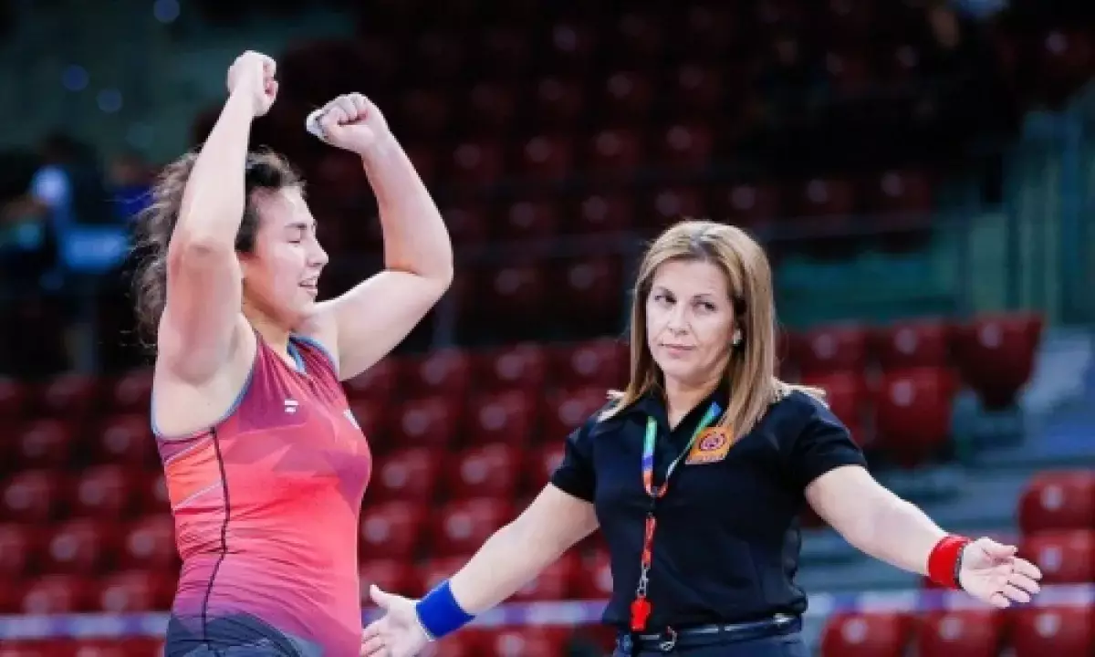 Казахстанка завоевала «бронзу» чемпионата Азии по борьбе