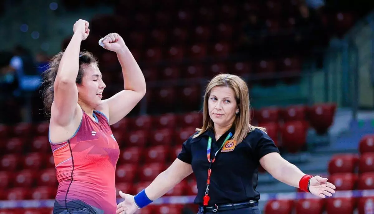 Казахстанка завоевала бронзу чемпионата Азии по женской борьбе
