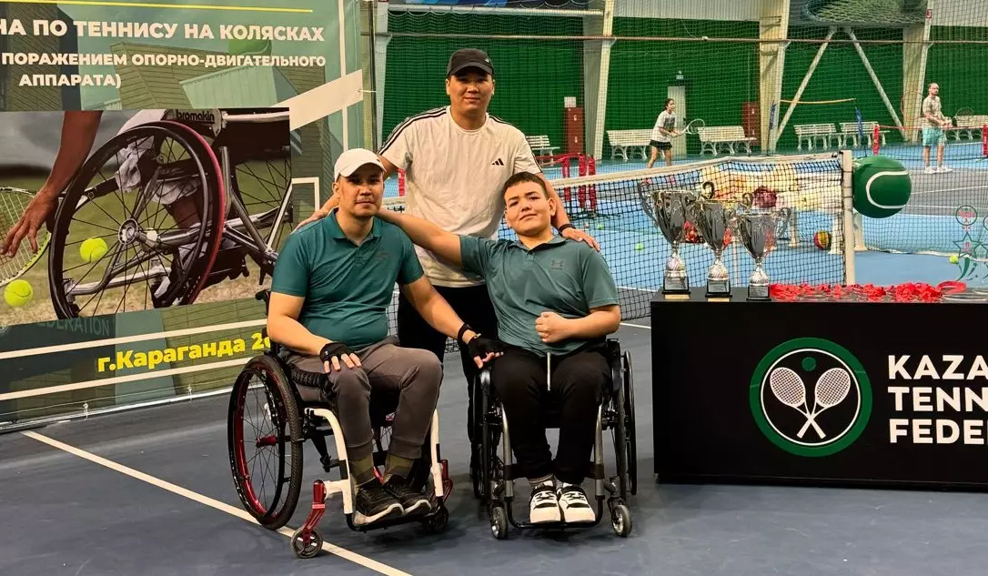 Мангистауские параспортсмены стали призерами на Кубке страны по теннису