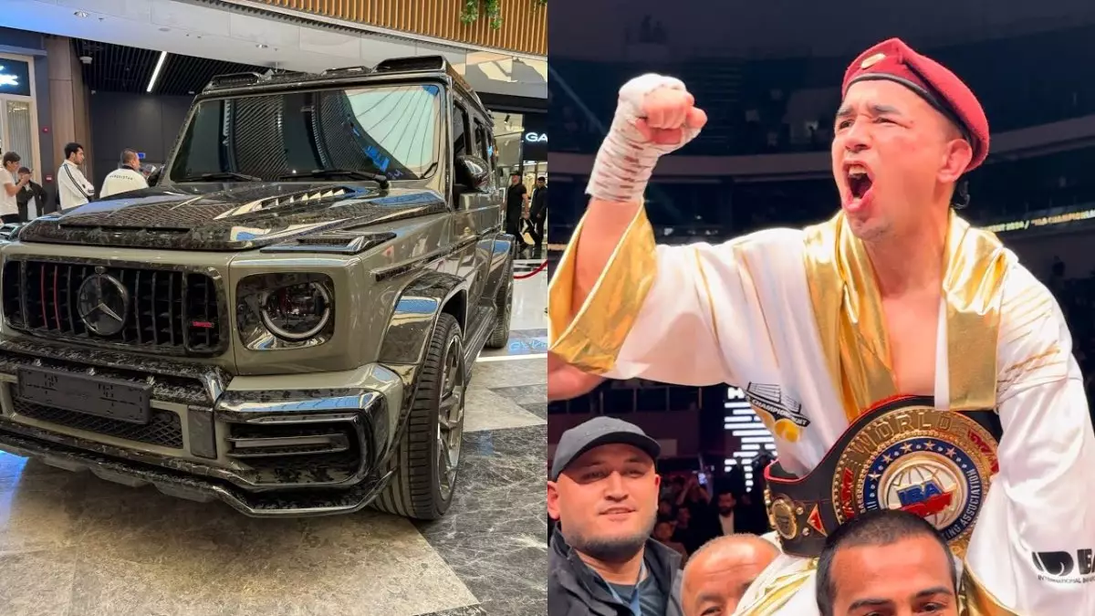 Хасанбой Дусматов Умар Кремлев бәске тіккен су жаңа Mercedes-Benz автокөлігін жеңе алмады