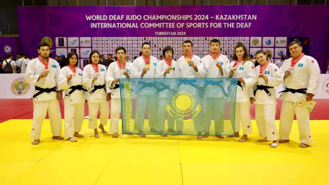 Сборная Казахстана по сурдо дзюдо выиграла чемпионат мира