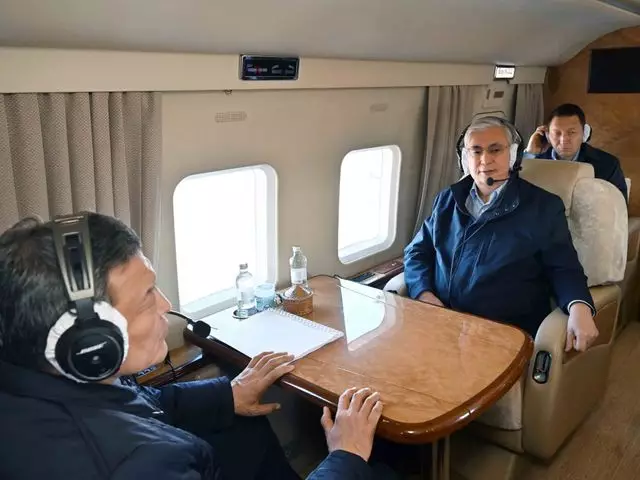 Президент прибыл с рабочей поездкой в Северо-Казахстанскую область
