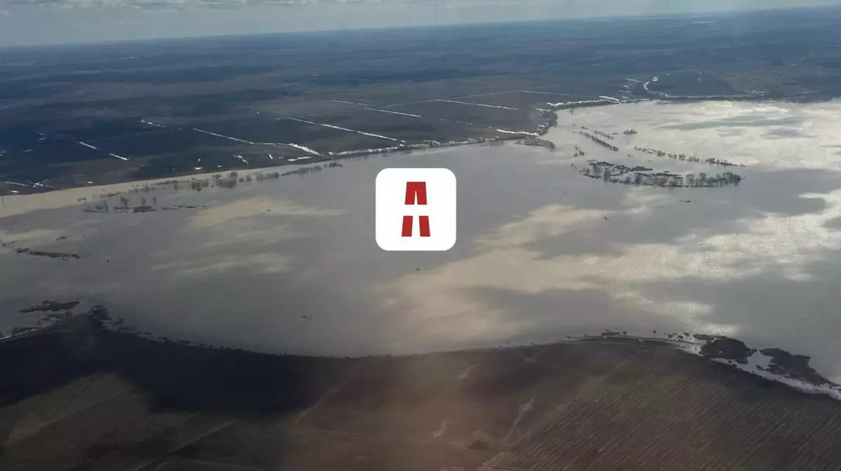 Как выглядит затопленный Петропавловск. ФОТО