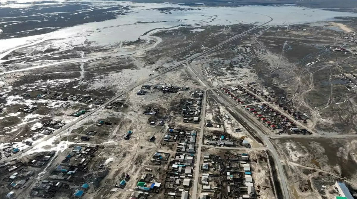 Уровень воды в реке Урал в ЗКО продолжает расти