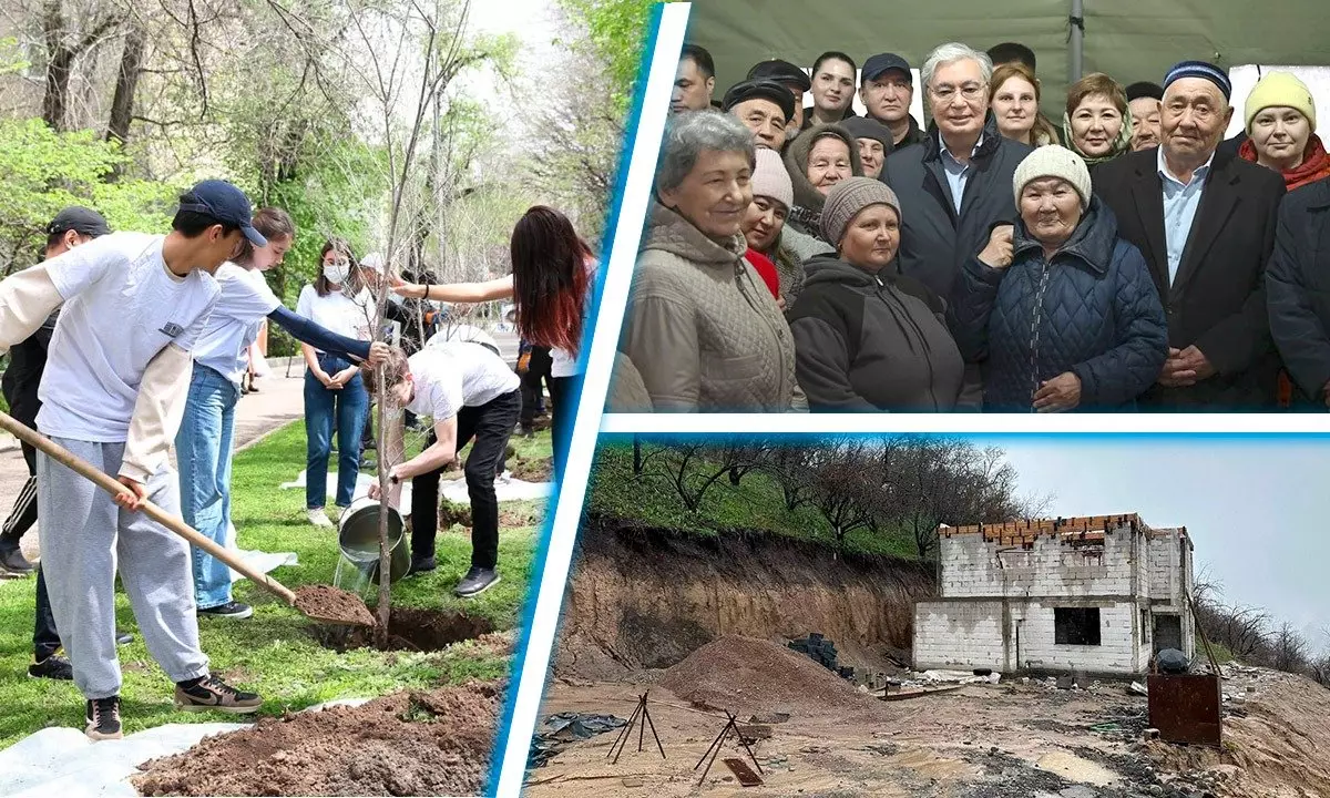 Поездки Токаева в регионы, сход грязевой массы в Алматы, убийство женщины в Актау  – итоги дня