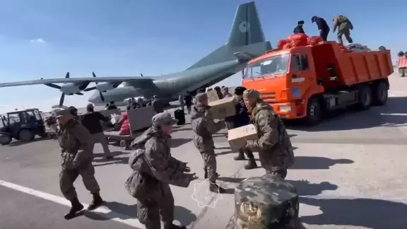 Свыше 1 тонны гуманитарной помощи передано Атырауской области с начала паводков