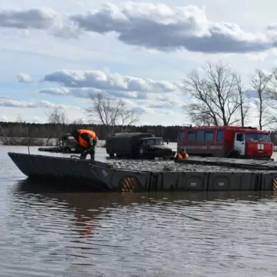 Военные инженеры наведут переправу на реке Есиль в двух регионах страны