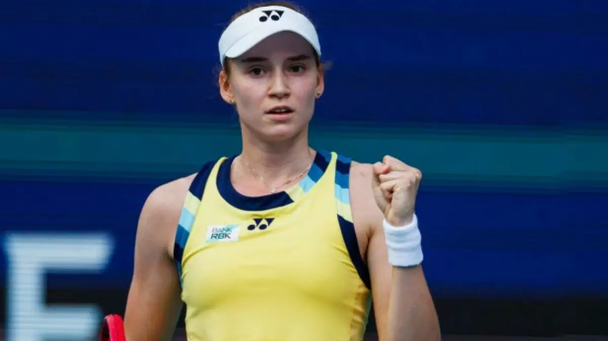 Елена Рыбакина вышла в четвертьфинал турнира в Штутгарте