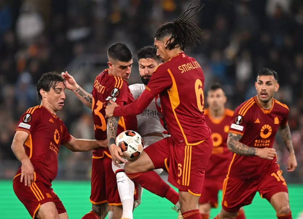 «Рома» победила «Милан» и сыграет в полуфинале Лиги Европы