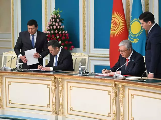 Заключен договор об углублении союзнических отношений Казахстана и Кыргызстана   