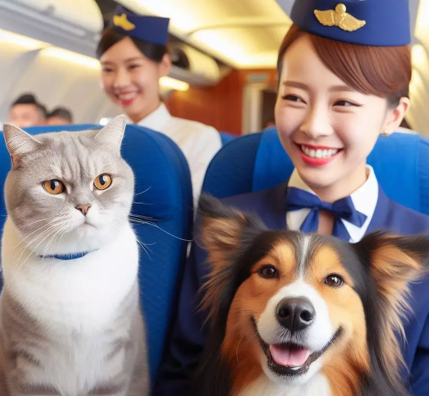 Котэ негодуэ: Запущена авиакомпания специально для собак!
