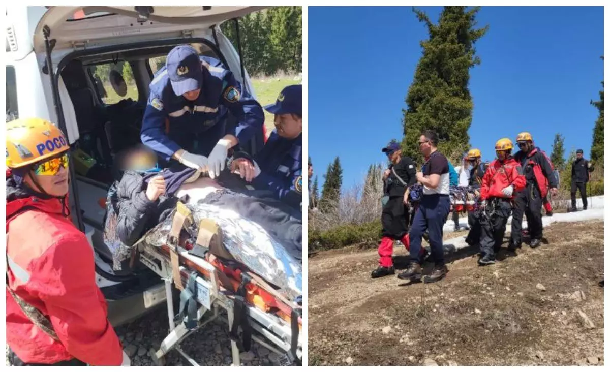 Поднимались на пик Фурманова: в горах Алматы спасли двух туристов
