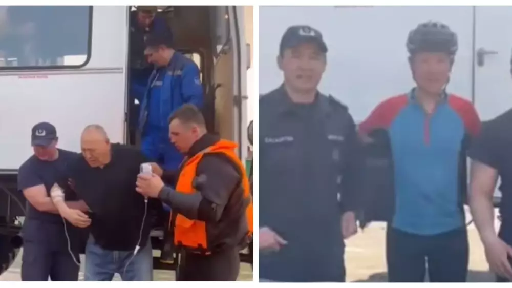 Мужчину с инфарктом и иностранного туриста эвакуировали спасатели в Петропавловске