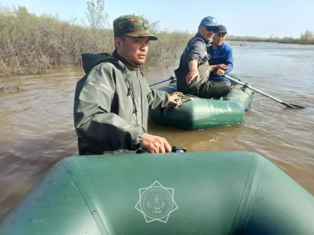 Уровень воды в реке Жайык поднялся на 8 сантиметров 