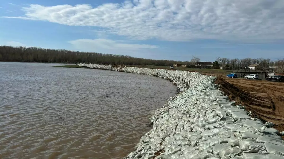 В Атырауской области повысился уровень воды в реках