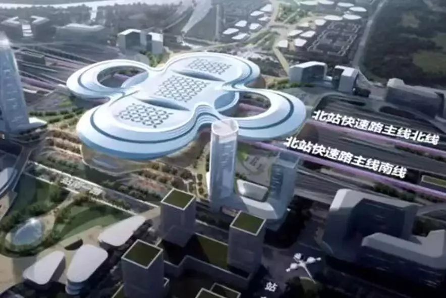 Облик нового вокзала в Китае вызвал нешуточные споры