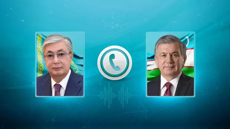 Тоқаев Өзбекстан Президенті Шавкат Мирзиёевпен телефон арқылы сөйлесті