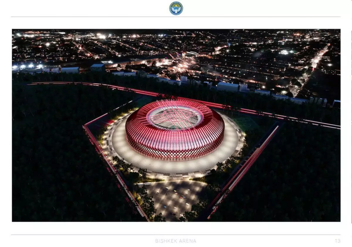 Қырғыздар Орталық Азиядағы ең үлкен стадионның құрылысын бастады