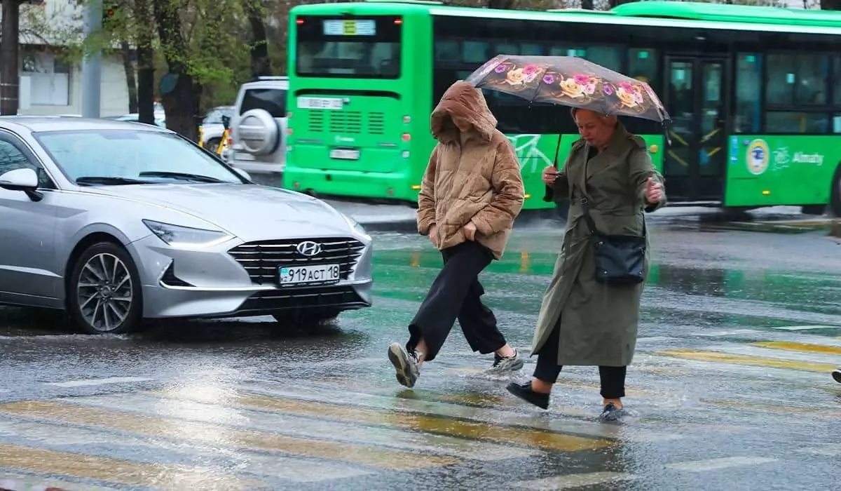 Сильные дожди, грозы, град, шквал: синоптики – о погоде в Казахстане 25-27 апреля
