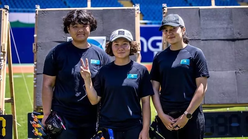 Женская команда Казахстана по стрельбе из блочного лука завоевала бронзу этапа Кубка мира