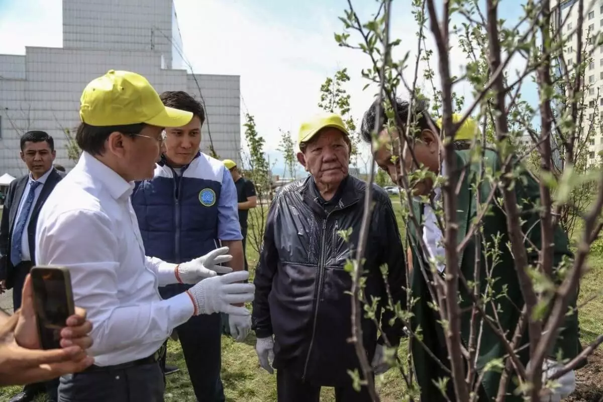 Деятели культуры высадят тысячу яблонь в Алматы
