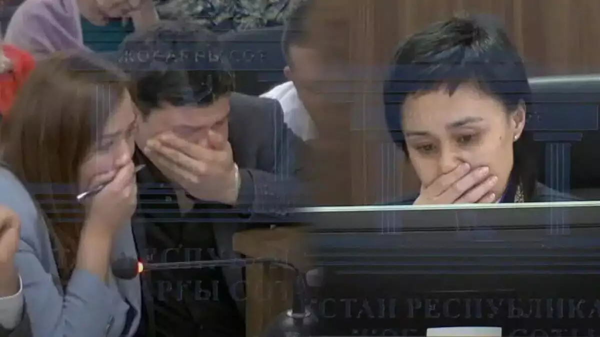 Шокирующие видео с телефона Бишимбаева вновь просмотрели в суде