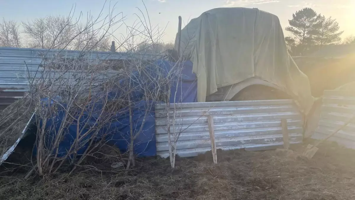 Экскаватор умудрились украсть со двора сельчанина в Акмолинской области