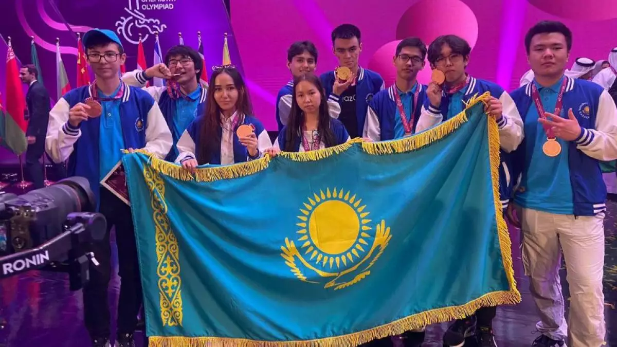 Менделеев олимпиадасы: Қытайда қазақстандық оқушылар 9 медаль ұтып алды