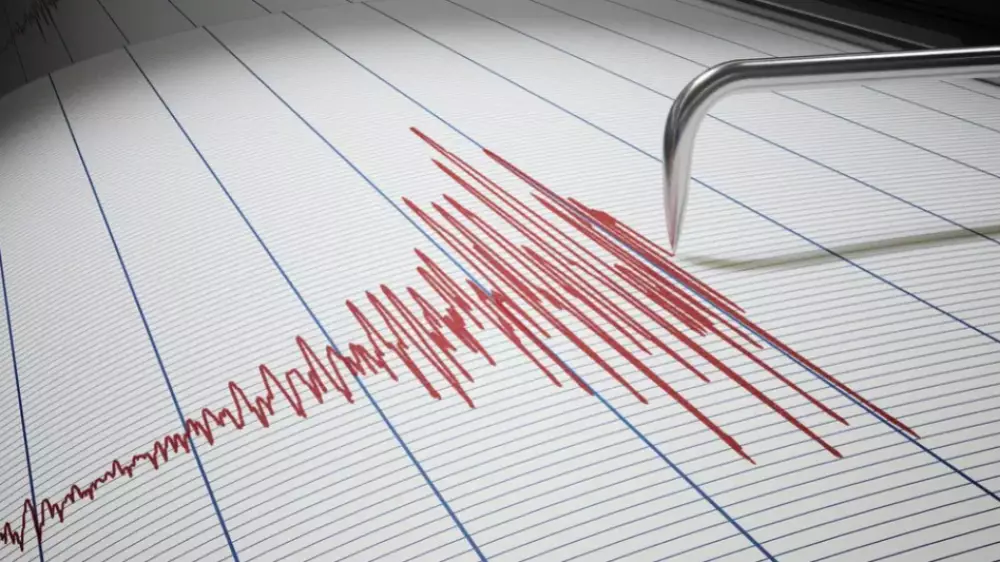 Землетрясение произошло на северо-востоке от Алматы