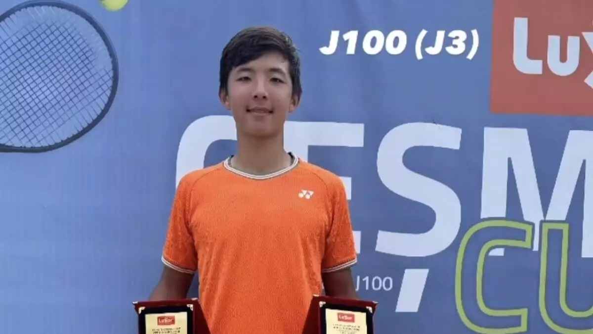 Зангар Нурланулы выиграл третий трофей ITF Juniors в одиночном разряде