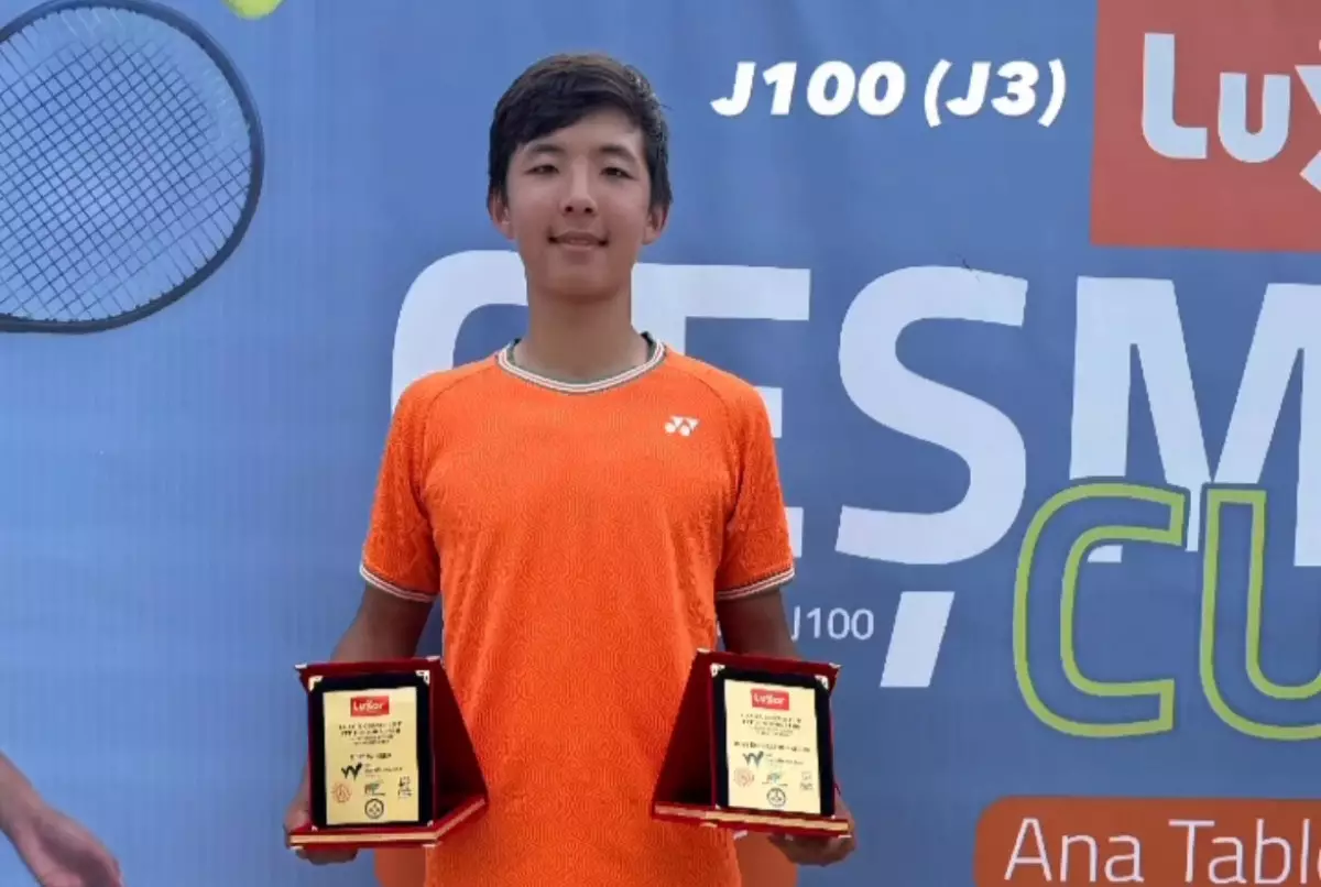 15 жастағы қазақстандық теннисші Түркияда жеңімпаз атанды