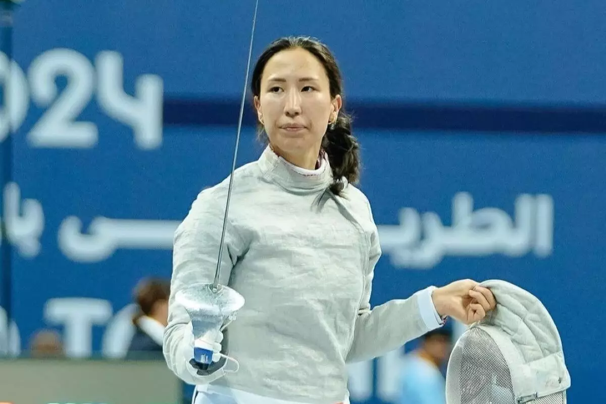 Казахстанская фехтовальщица в ОАЭ завоевала путевку на Олимпиаду в Париж (ВИДЕО)