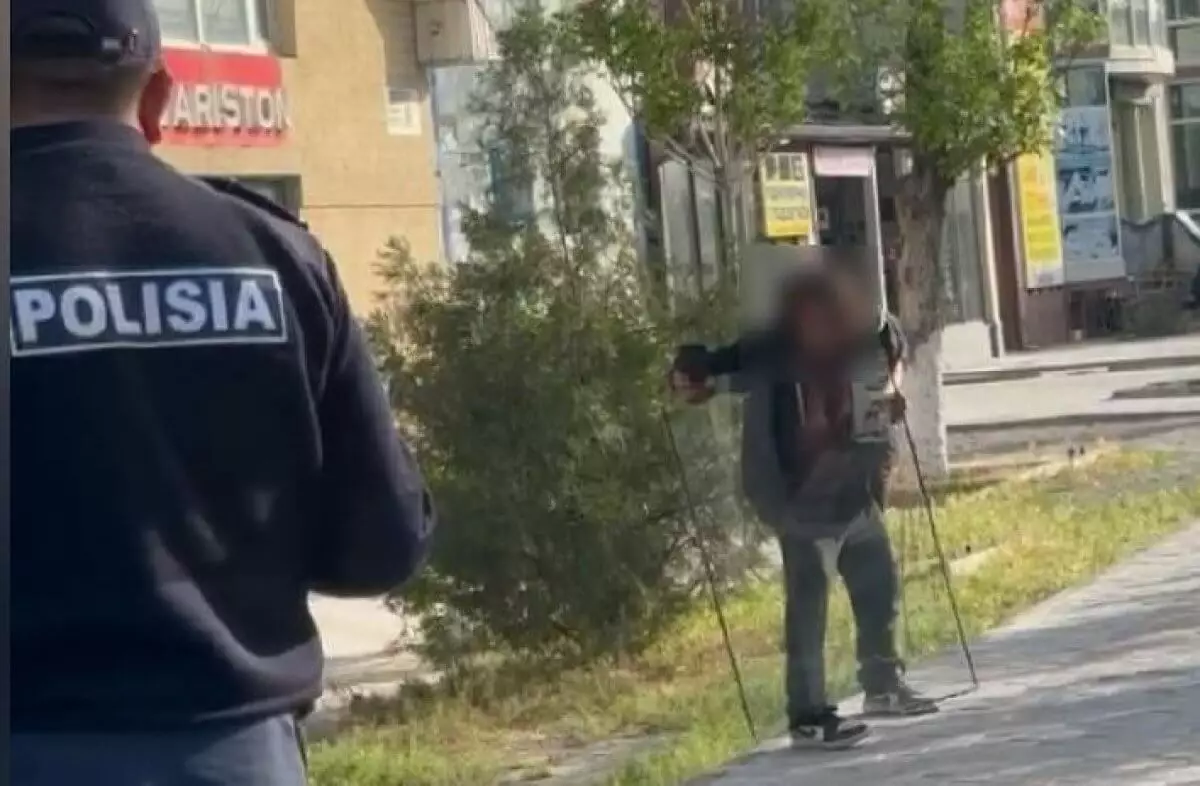 Мужчина пытался покончить с собой на улице в Туркестане