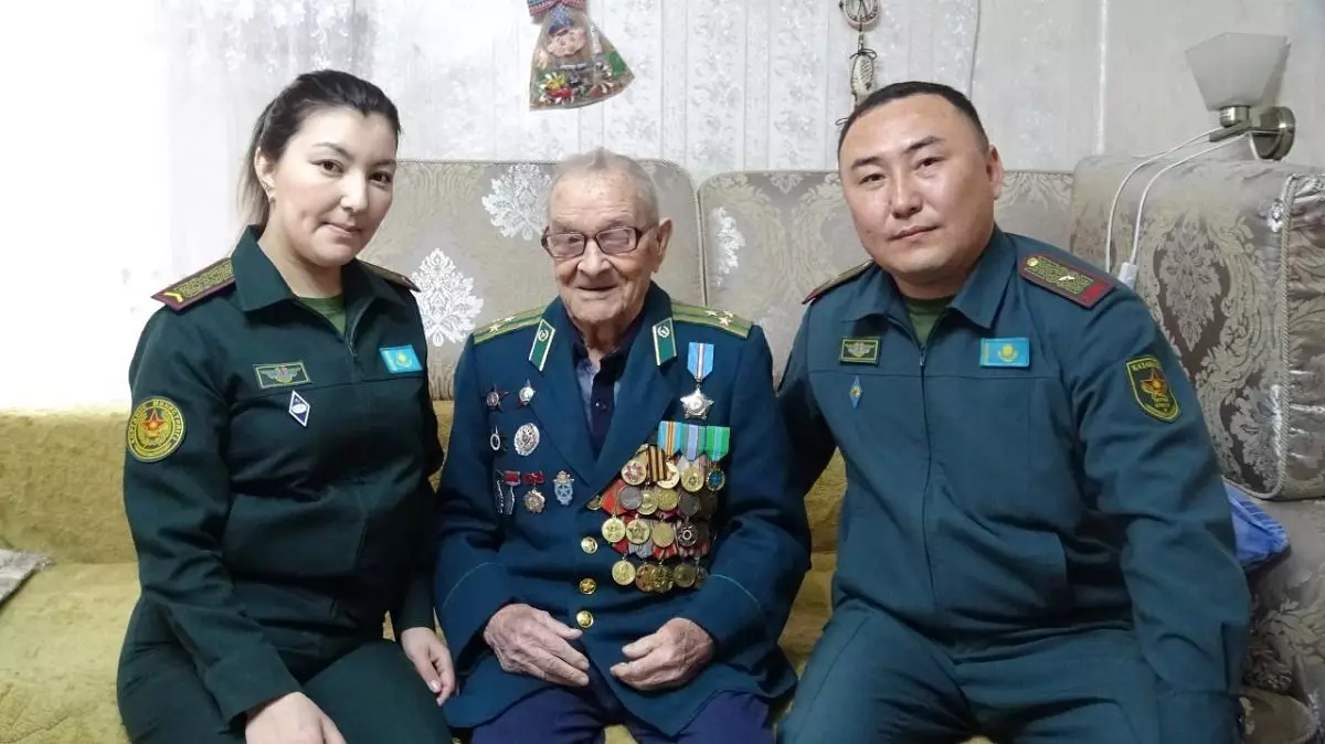 101-й день рождения отметил ветеран войны в Алматы