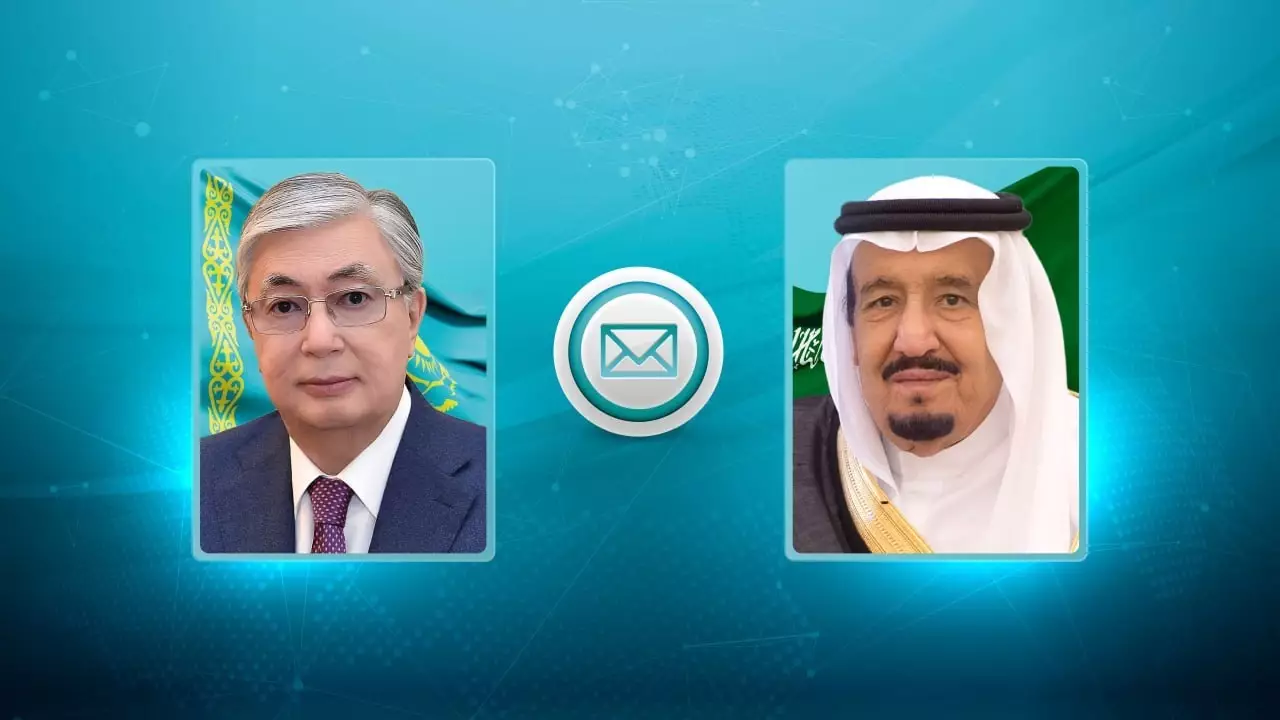 Токаев поздравил короля Саудовской Аравии с 30-летием установления дипотношений