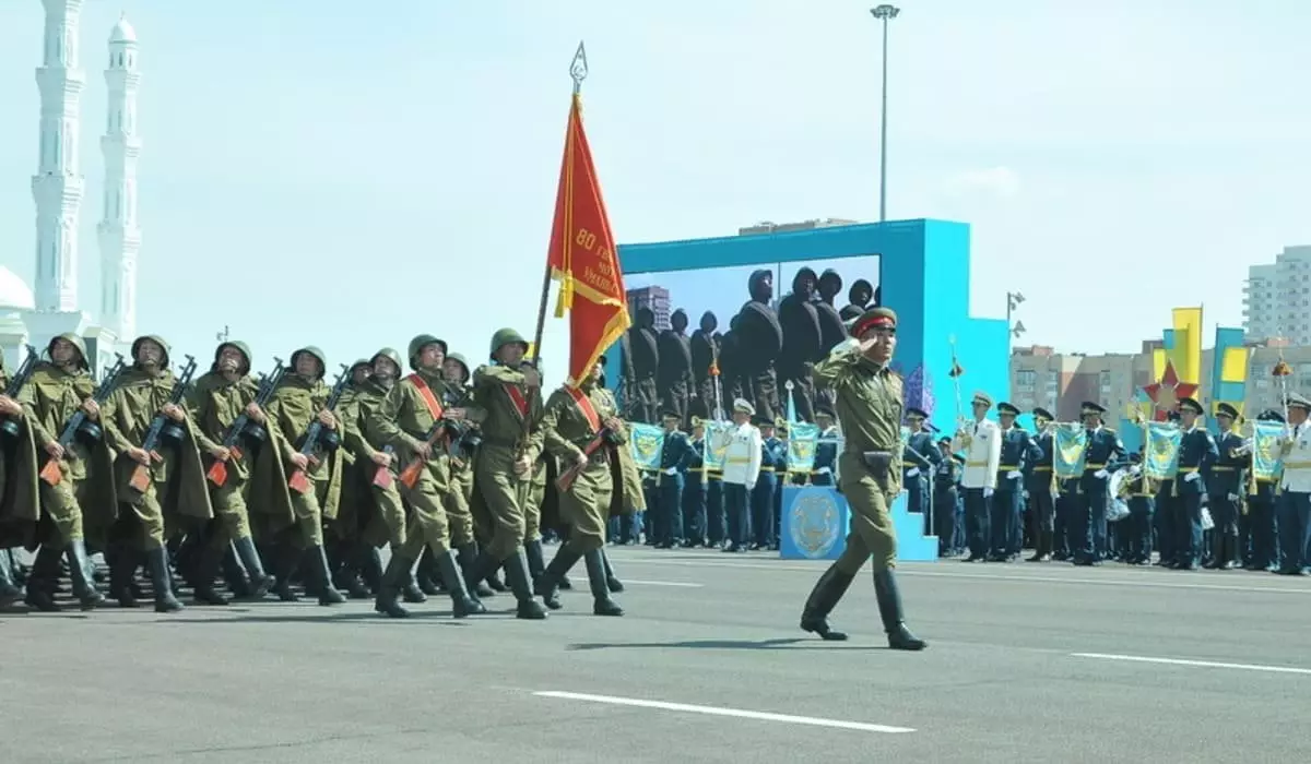 Парад Победы пройдет только в одном городе Казахстана