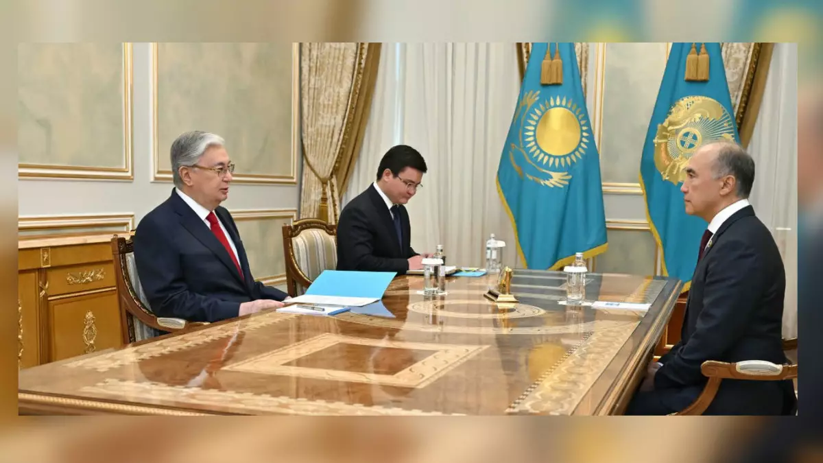 Токаев принял недавно назначенного бизнес-омбудсмена Казахстана