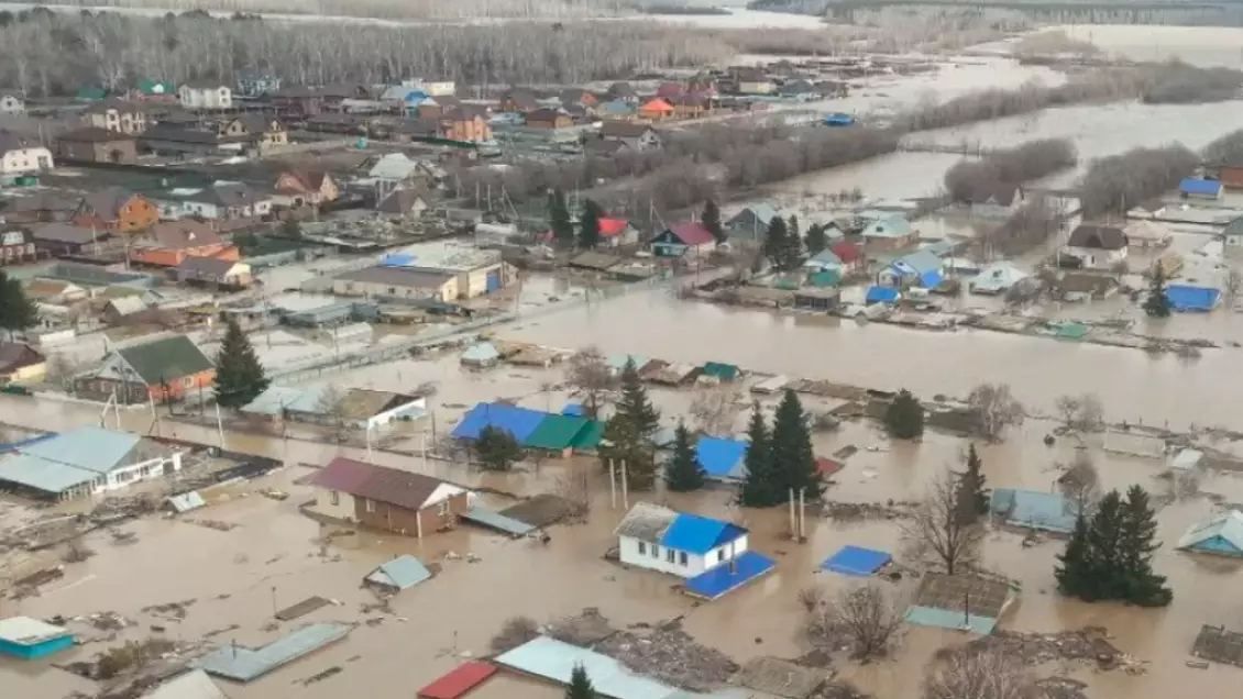 Казахстан затопило