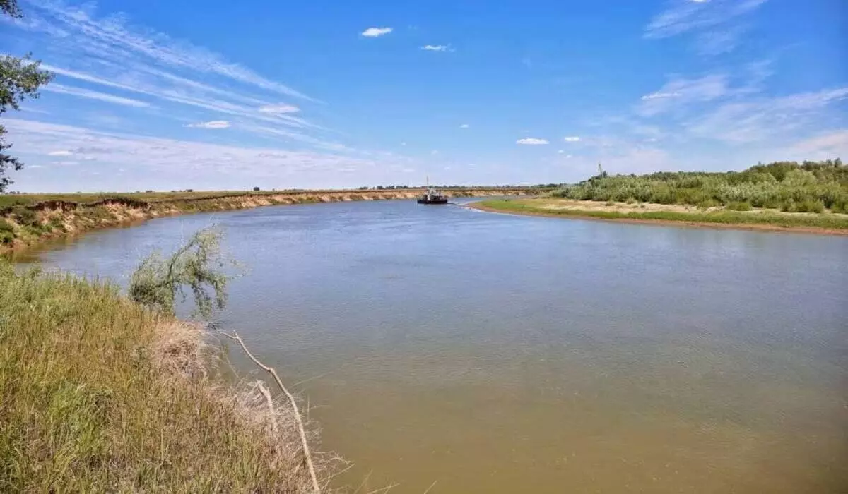 Уровень воды продолжает расти в реке Урал в Атырауской области