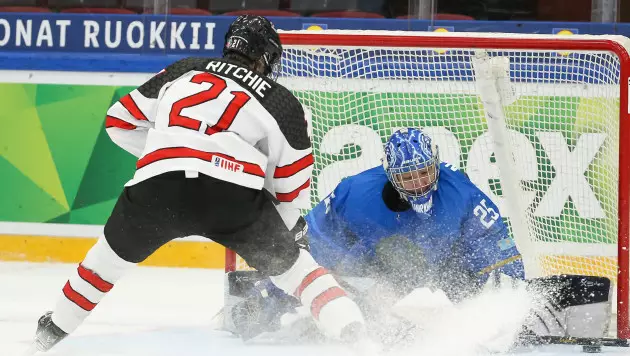 Видео разгрома и хет-трика от Казахстана в матче ЧМ по хоккею с Канадой