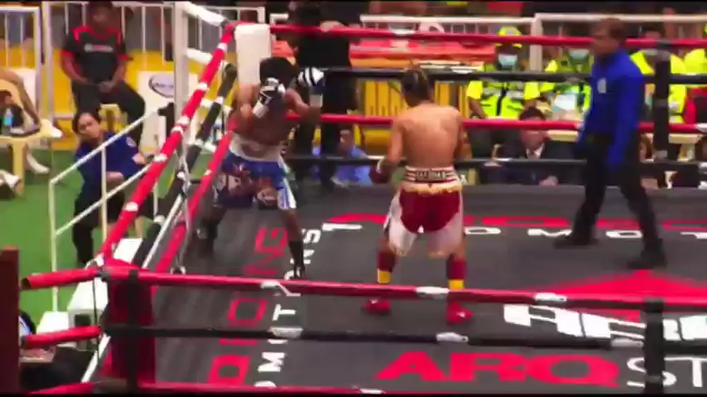 Боксер завоевал титул чемпиона, отправив соперника в нокаут с одного удара