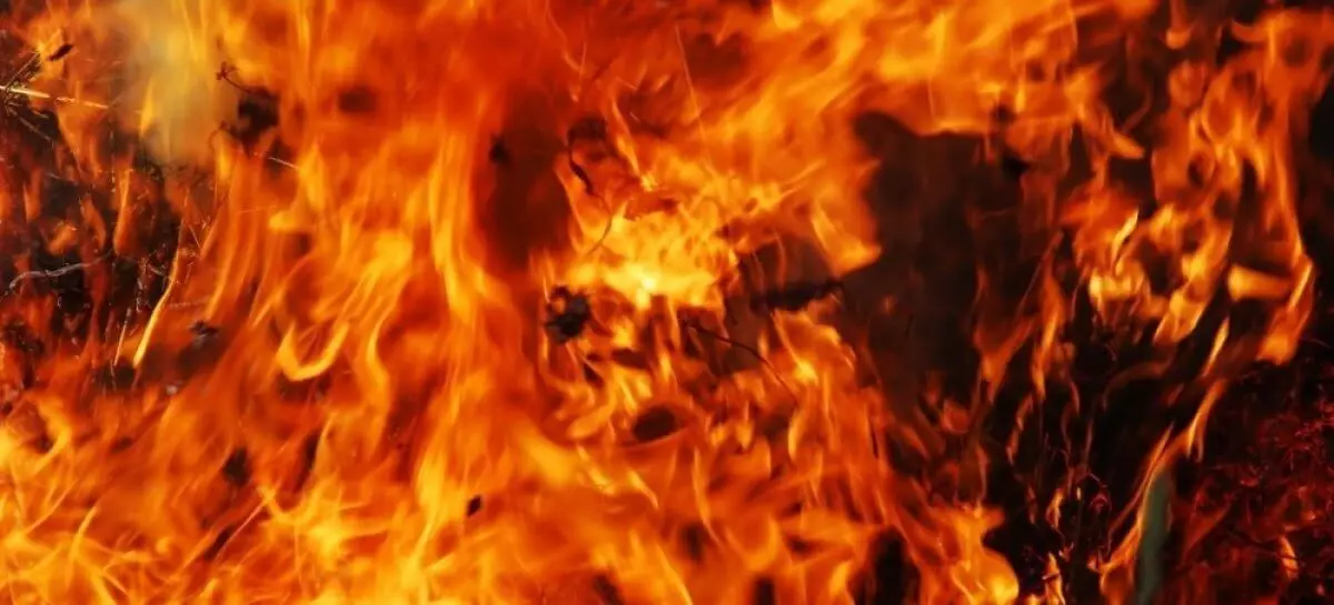 Крупный пожар случился в павильонах Атакента в Алматы