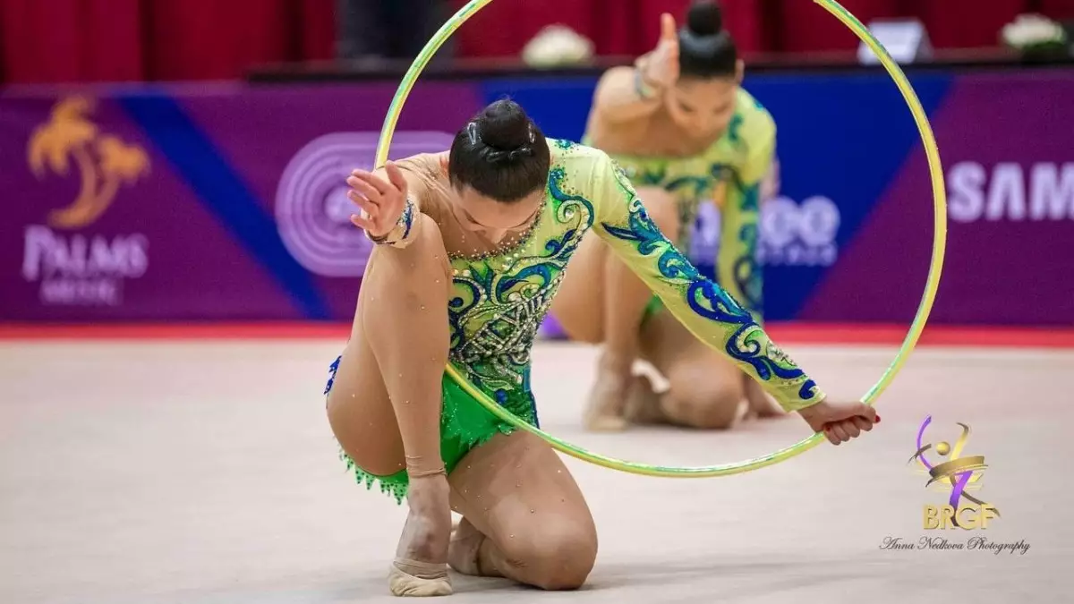 Казахстанские гимнастки завоевали медаль на чемпионате Азии в Ташкенте