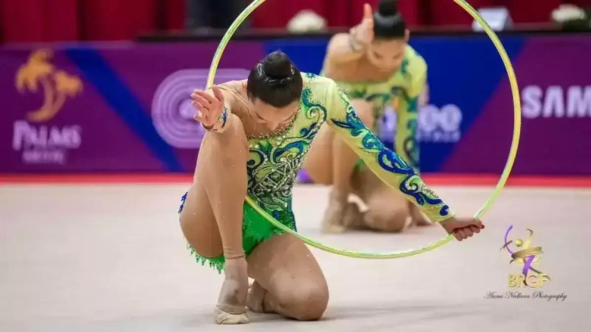 Казахстанские гимнастки завоевали медаль на чемпионате Азии