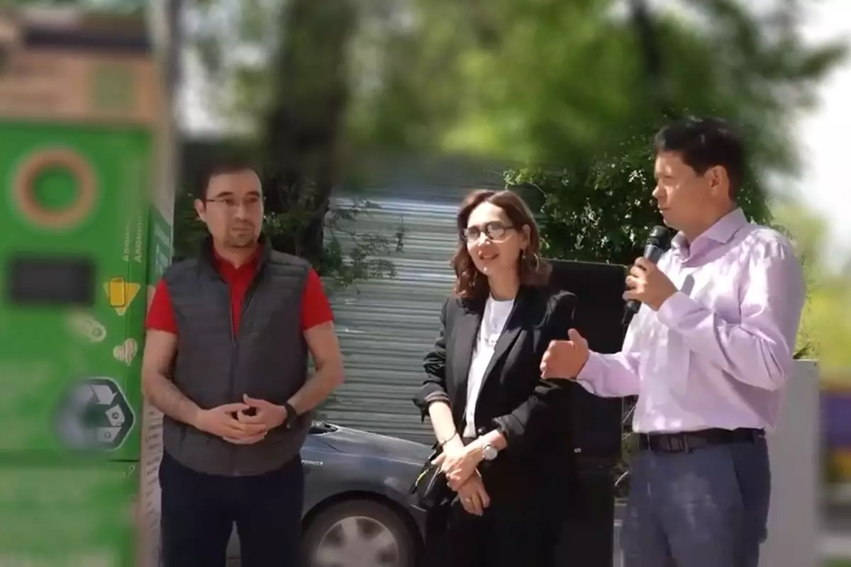 В Алматы появился уникальный фандомат казахстанского производства