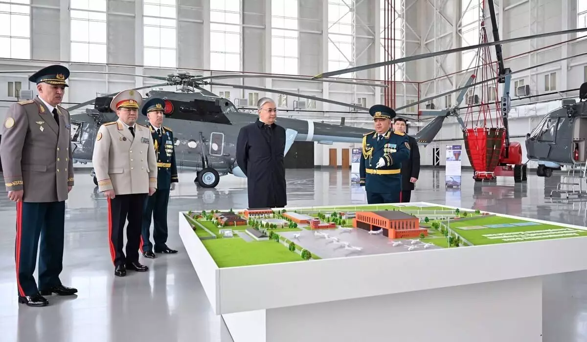 Токаев открыл авиабазу Национальной гвардии (ФОТО, ВИДЕО)