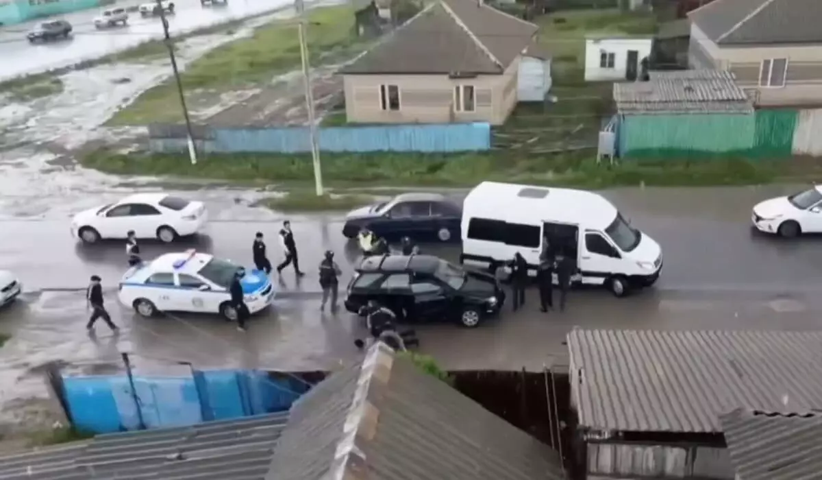 Спецоперацию провели полицейские в Таразе (ВИДЕО)