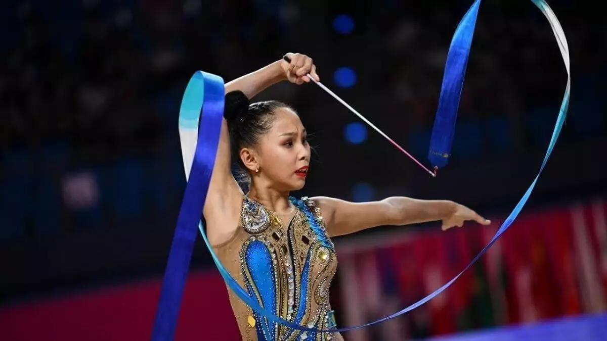 Еще одна гимнастка из Казахстана стала чемпионкой Азии