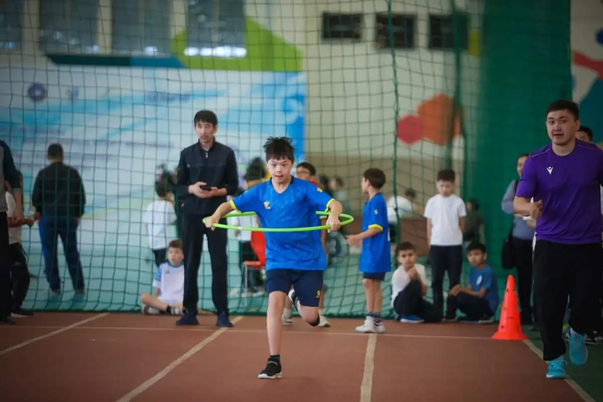 Детский инклюзивный спортивный фестиваль прошел в Астане